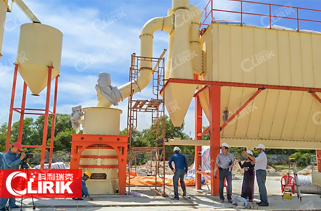 重晶石磨粉機(jī)生產(chǎn)線(xiàn)工藝流程 重晶石磨粉機(jī)生產(chǎn)線(xiàn)工藝流程